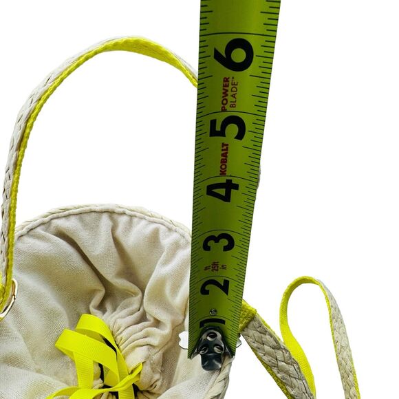 New Rachel Ashwell Pineapple Handbag Rattan Jute Crossbody North South Purse - Picture 8 of 16